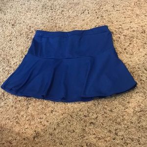 Danskin Workout Athletic Tennis Skirt Small S Blue